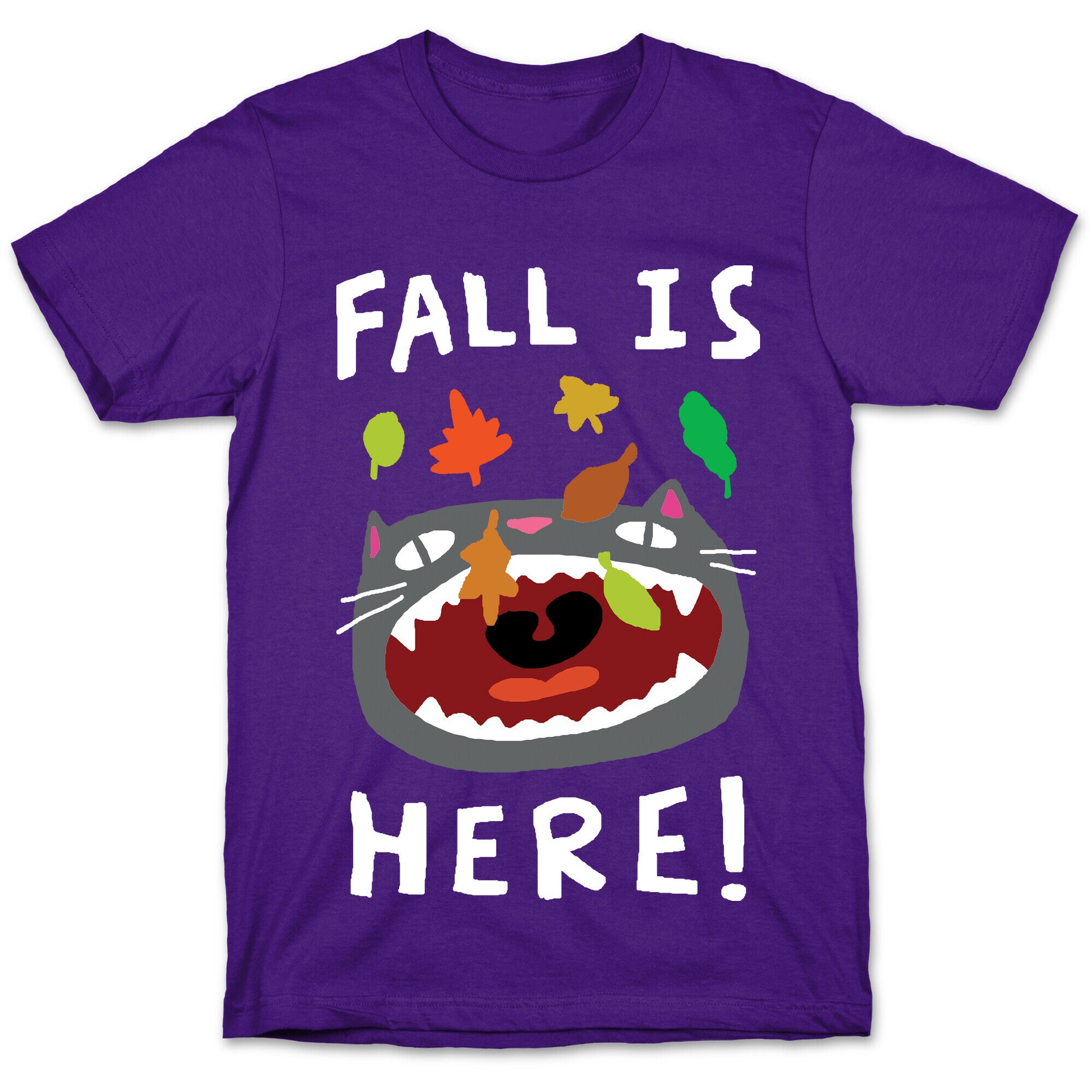 Fall Is Here Cat T-Shirt
